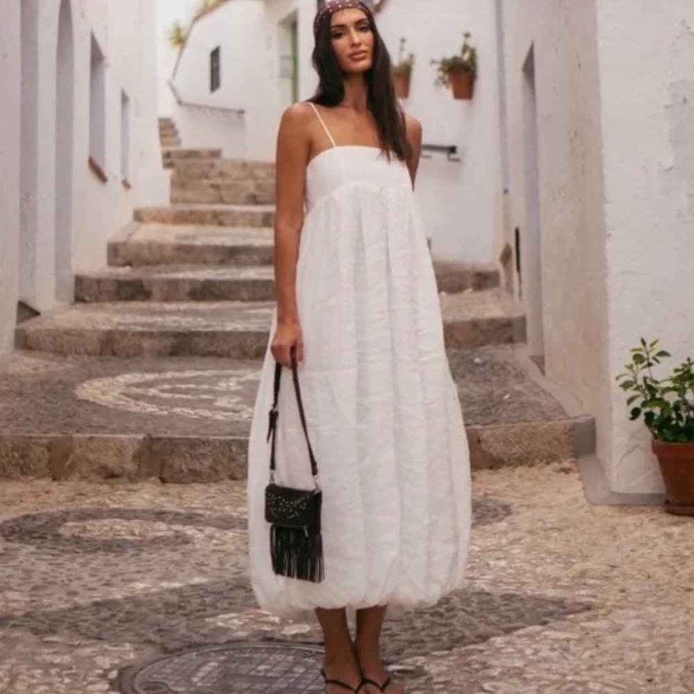 NWT Zara ZW Collection Limited Edition Strappy Long Dress XS